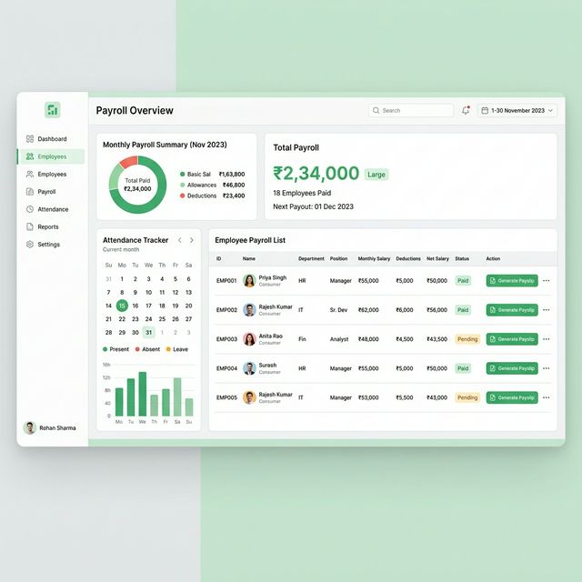 Payroll Software – Siddho CRM